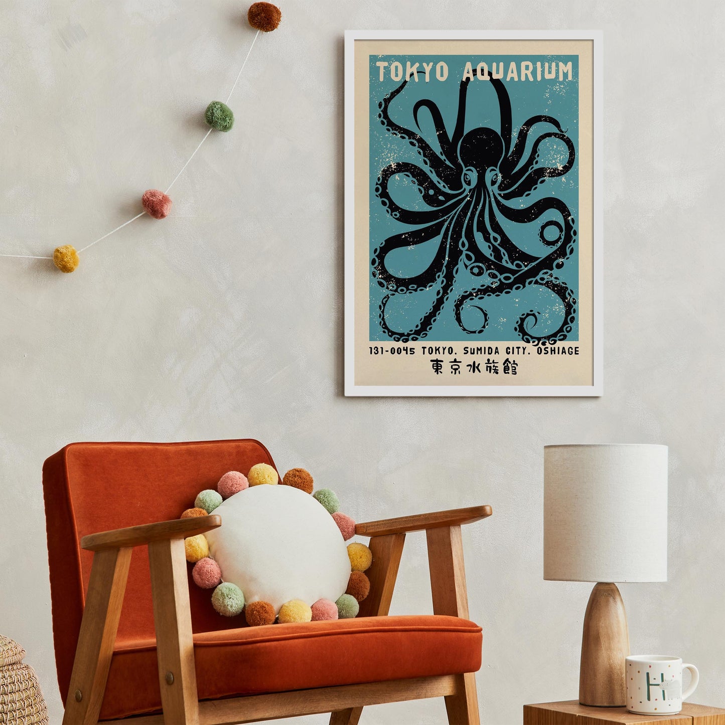 Tokyo Octopus Wall Art