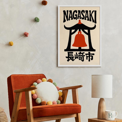 Nagasaki Japan Travel Poster