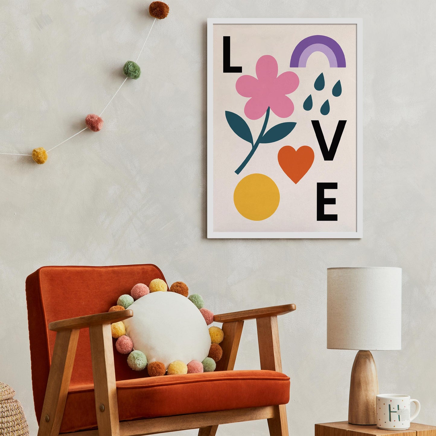 Floral Love Wall Art