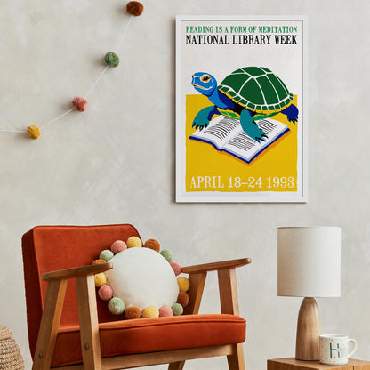 Library Week Reading Poster