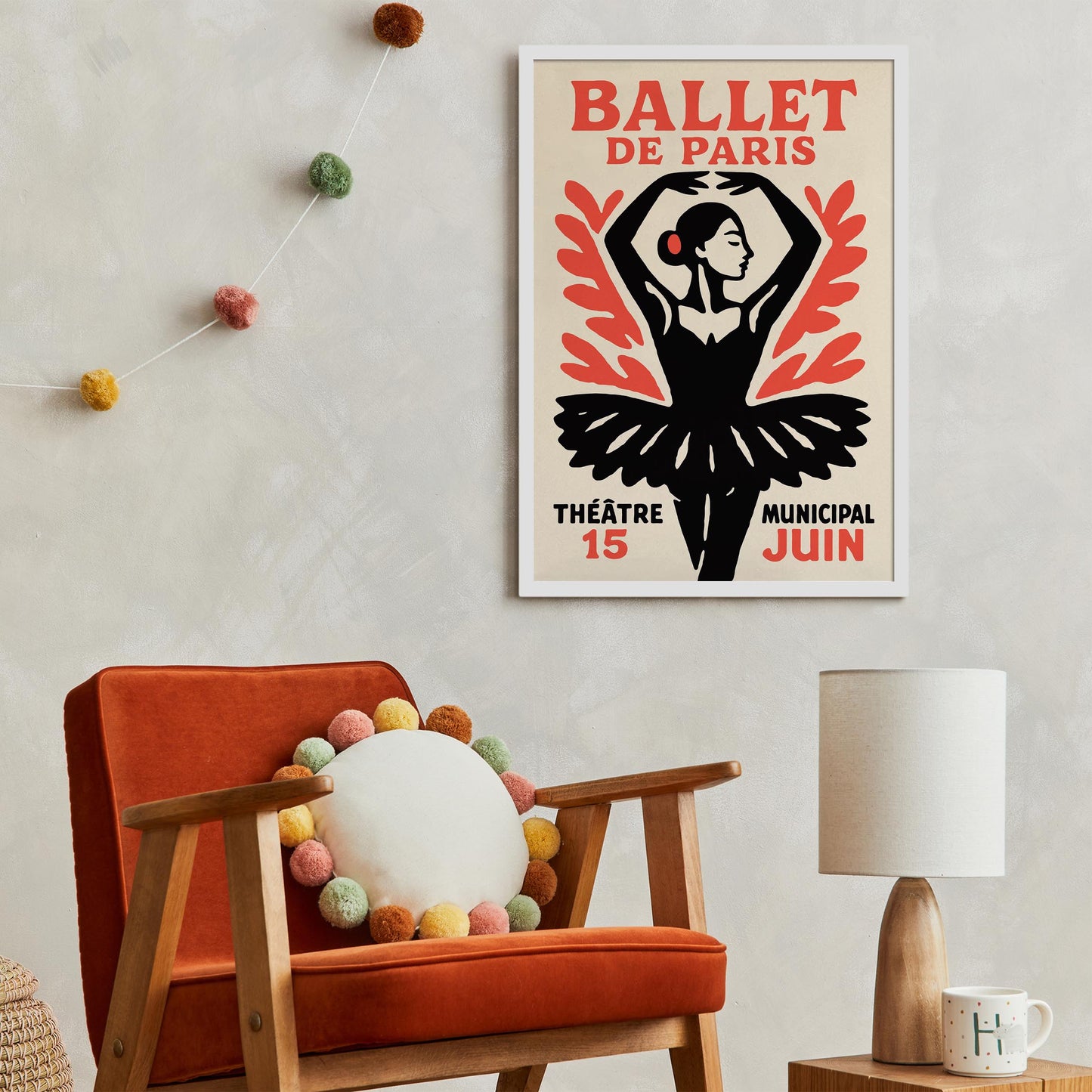 Paris Ballet Poster Print