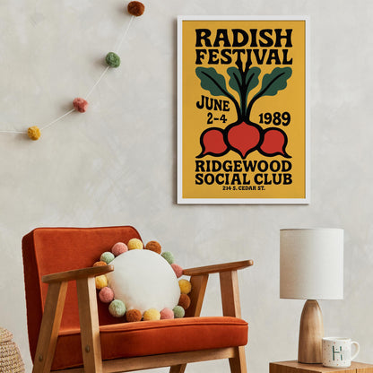 Radish Festival Poster