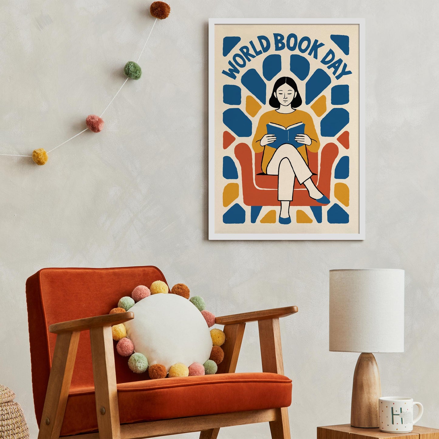 Book Day Abstract Print