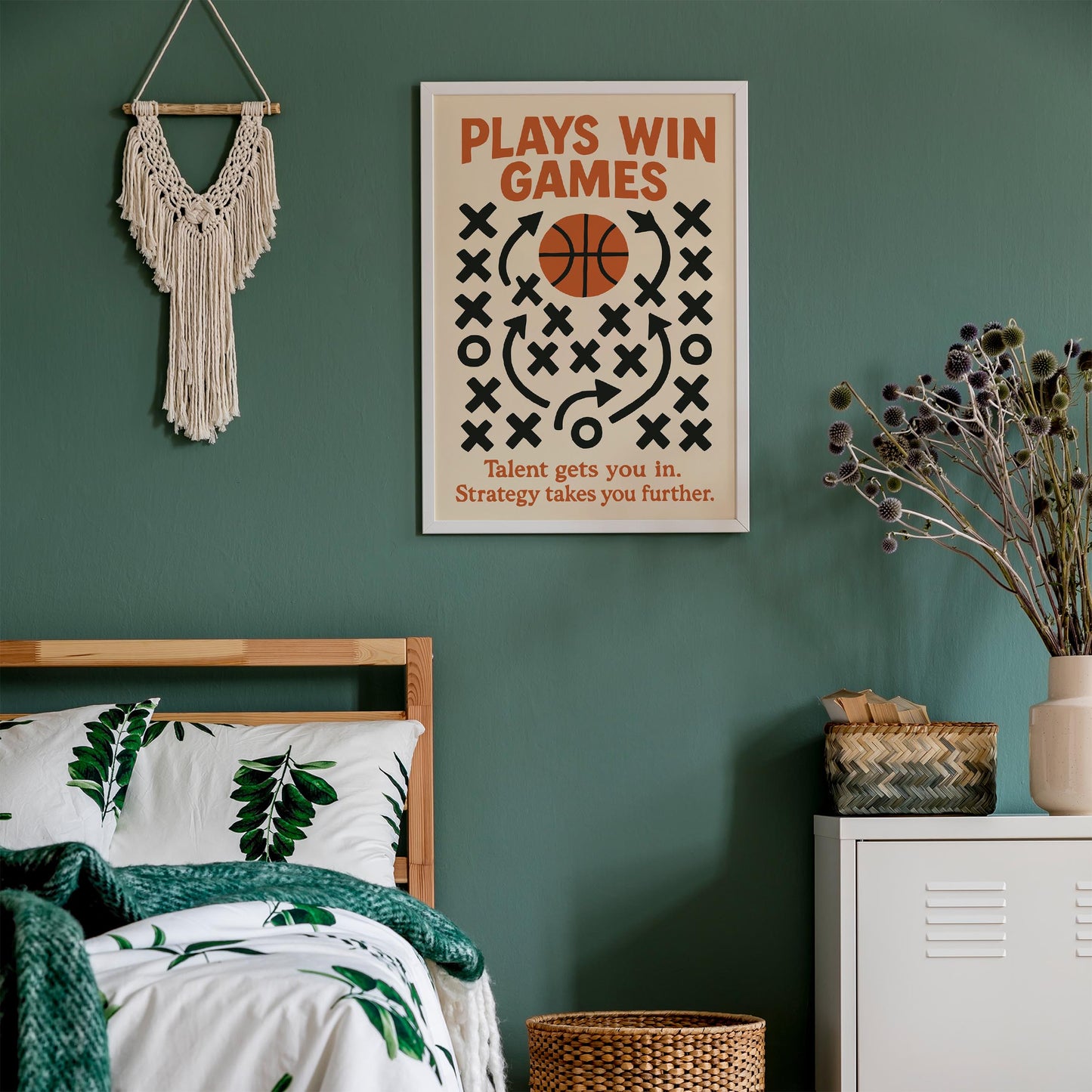 Basketball Strategy Poster Print