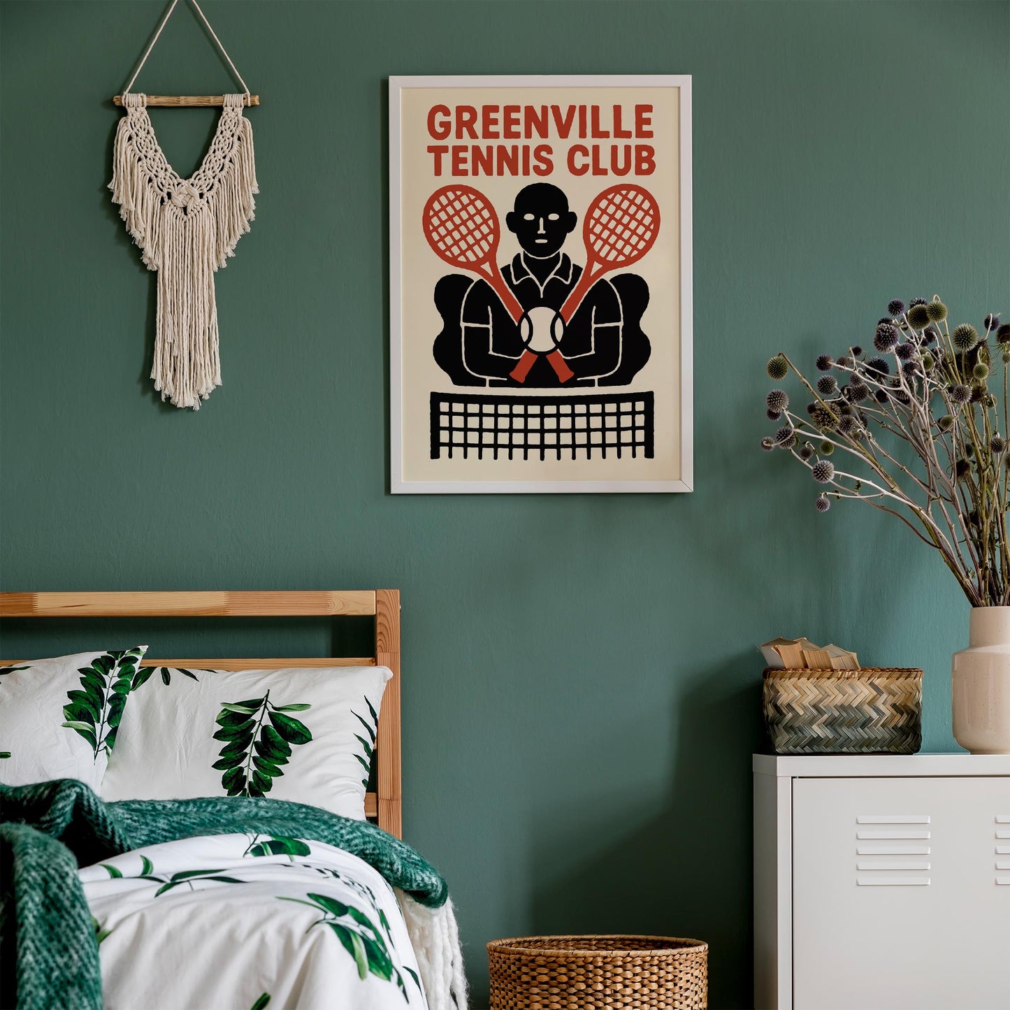 Greenville Tennis Club Poster