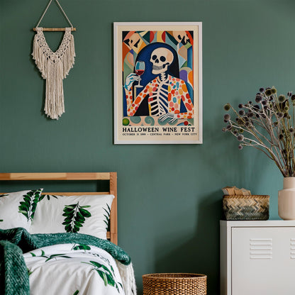 Halloween Wine Fest Poster Print