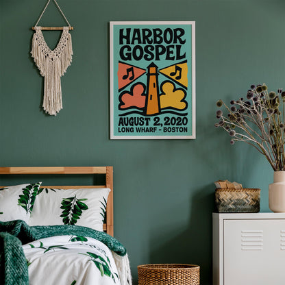 Harbor Gospel Lighthouse Poster