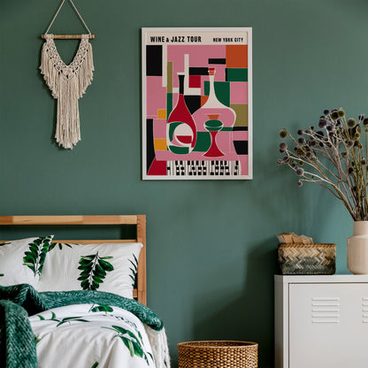 Wine and Jazz Tour NYC Poster 2024