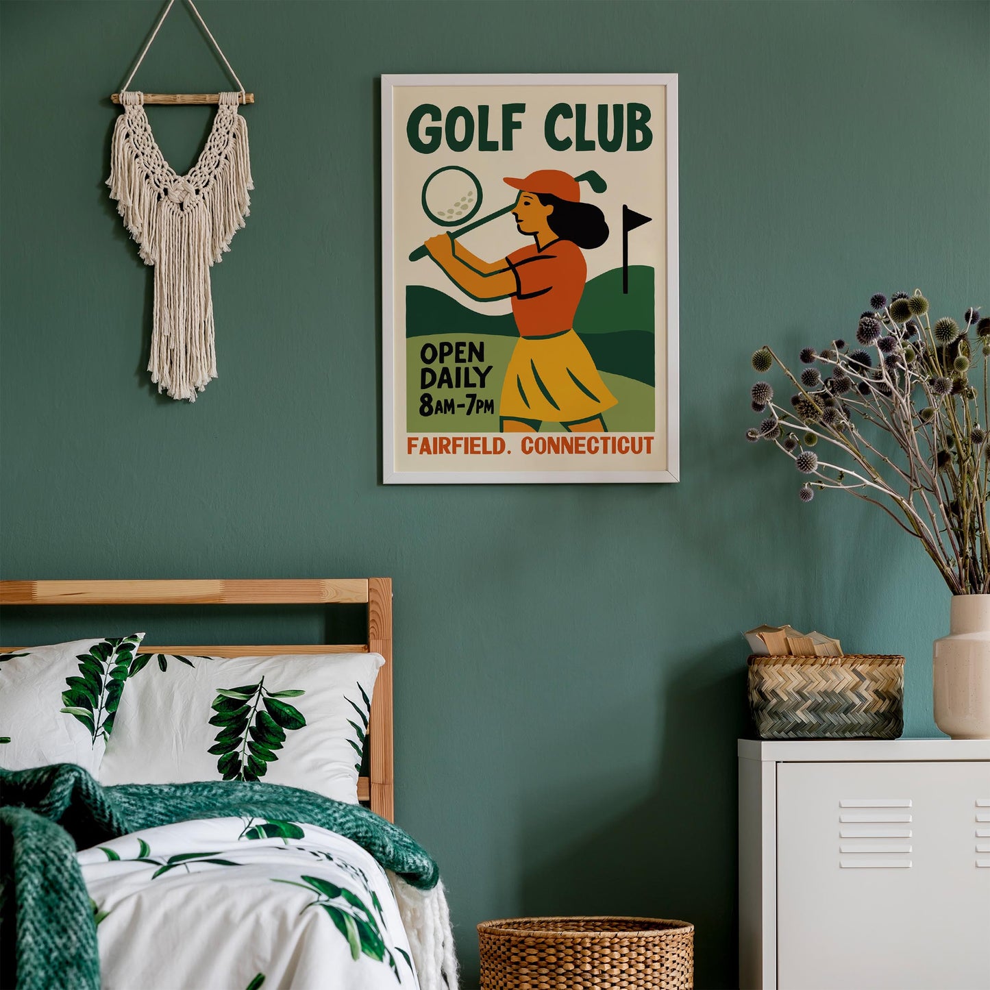 Golf Club Vintage Poster