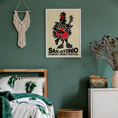 San Antonio Music Festival Poster Print