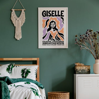 Giselle Retro Theater Poster
