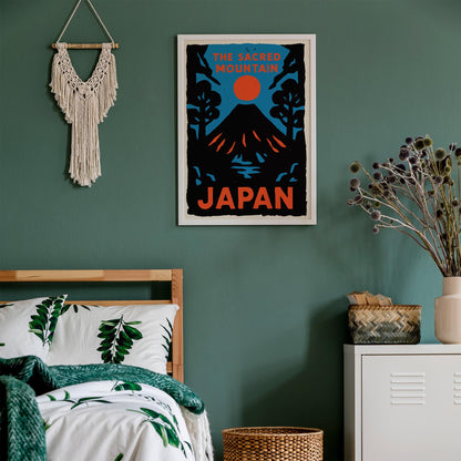 Sacred Mountain Japan Poster