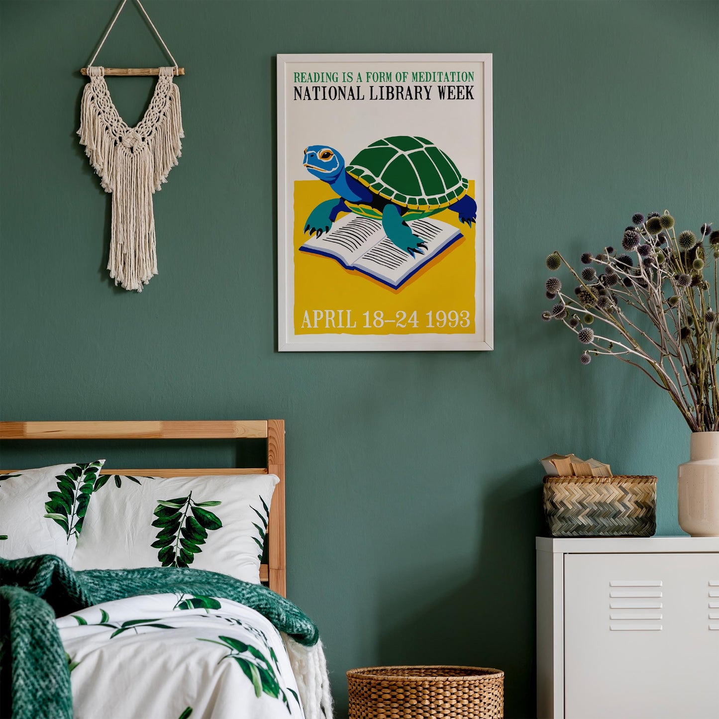 Library Week Reading Poster