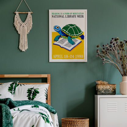 Library Week Reading Poster