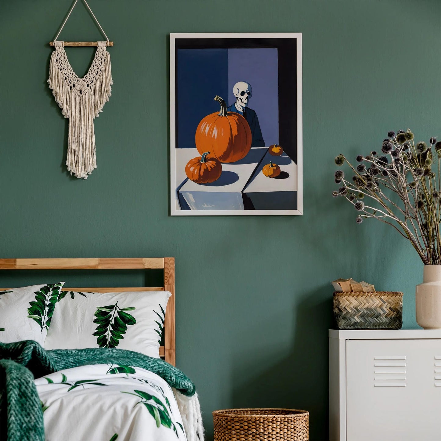 Halloween Spooky Still Life Poster