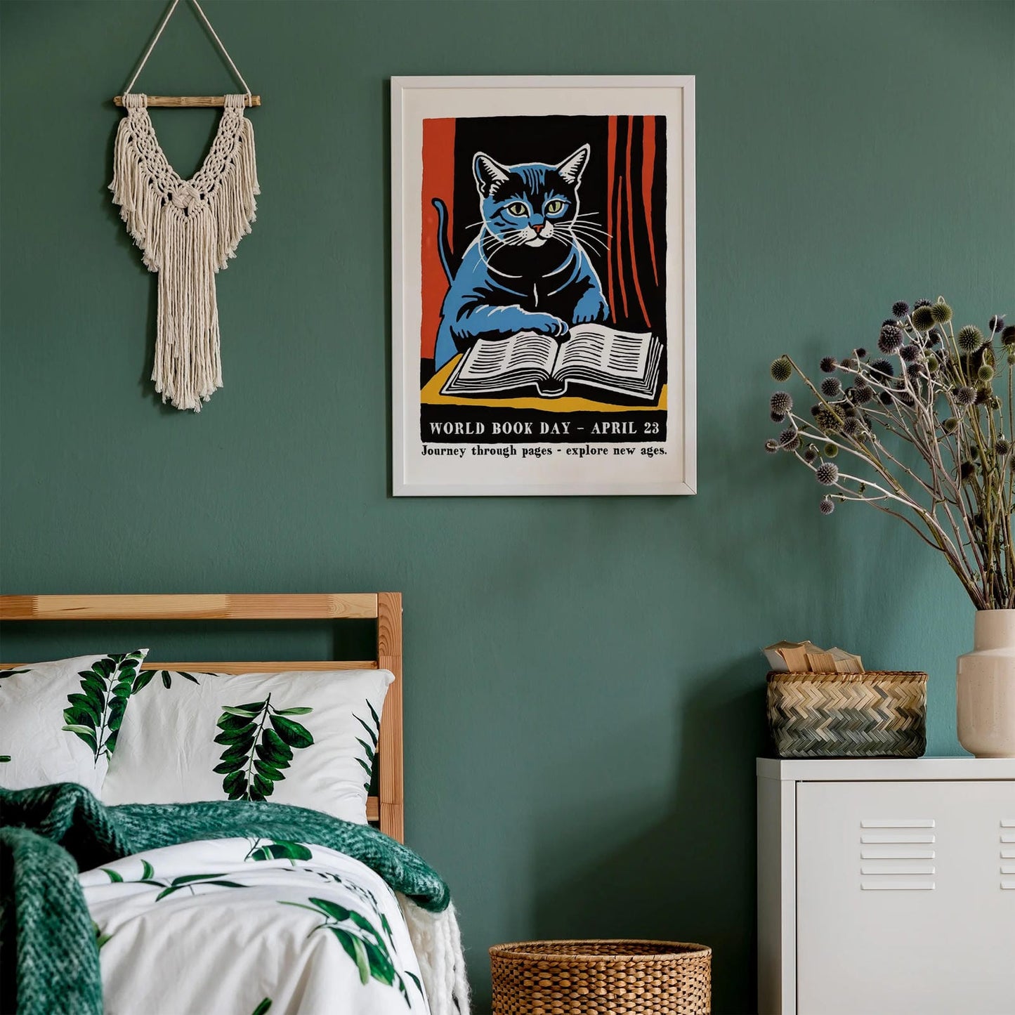 World Book Day - Cute Cat Poster