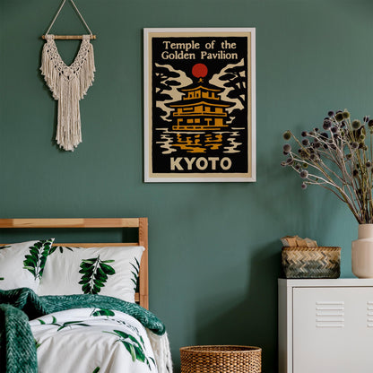 Kyoto Temple Travel Poster