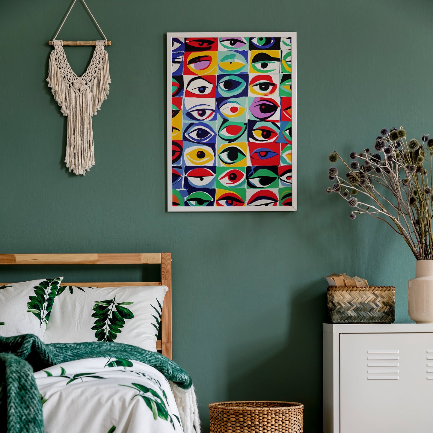 Pop-Art Stare Wall Art Print