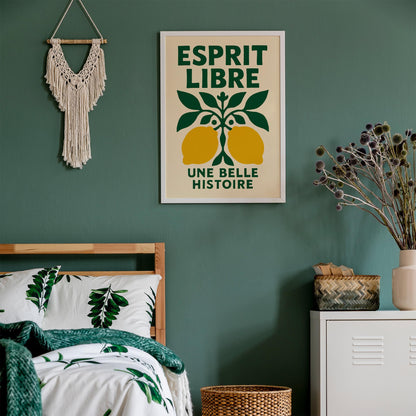 Esprit Libre Lemon Wall Art