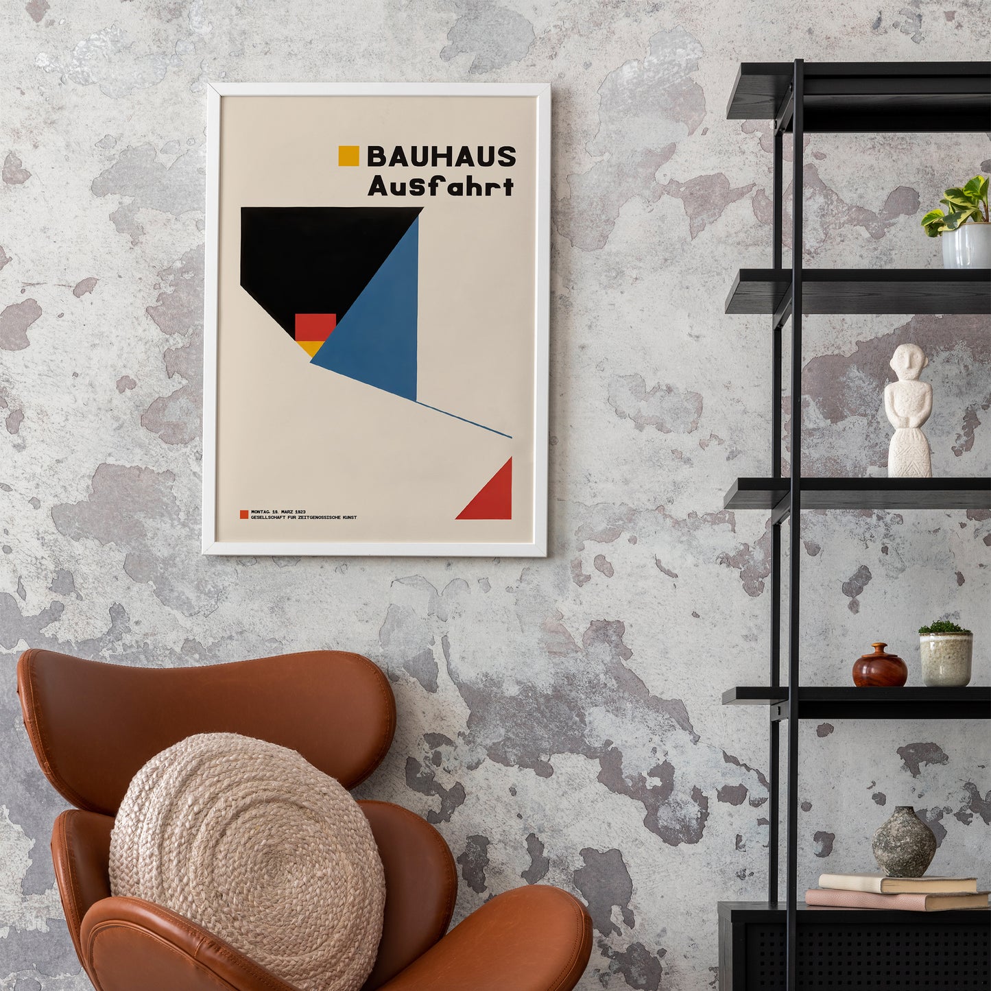 Bauhaus Ausfahrt Minimal Poster