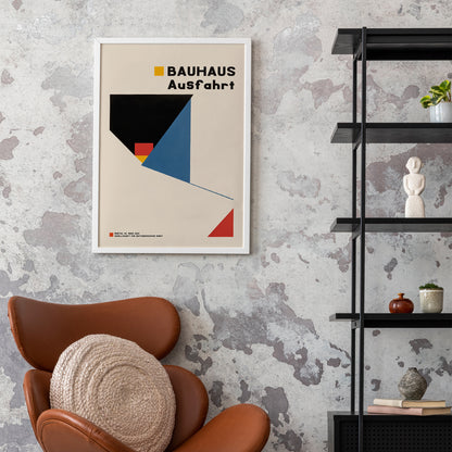 Bauhaus Ausfahrt Minimal Poster