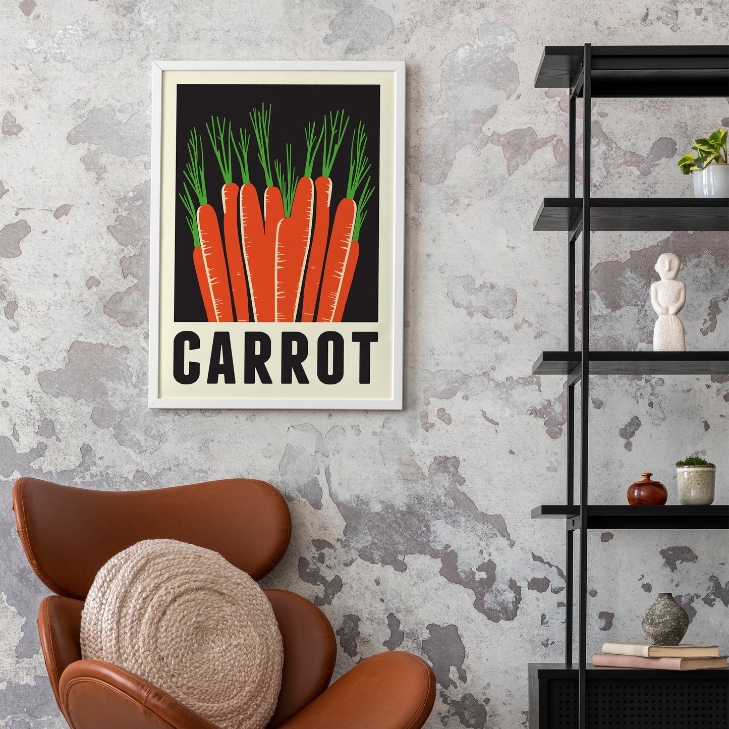 Minimalist Carrot Poster