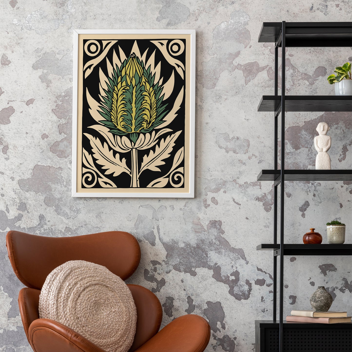 Vintage Cut Out Artichoke Kitchen Print