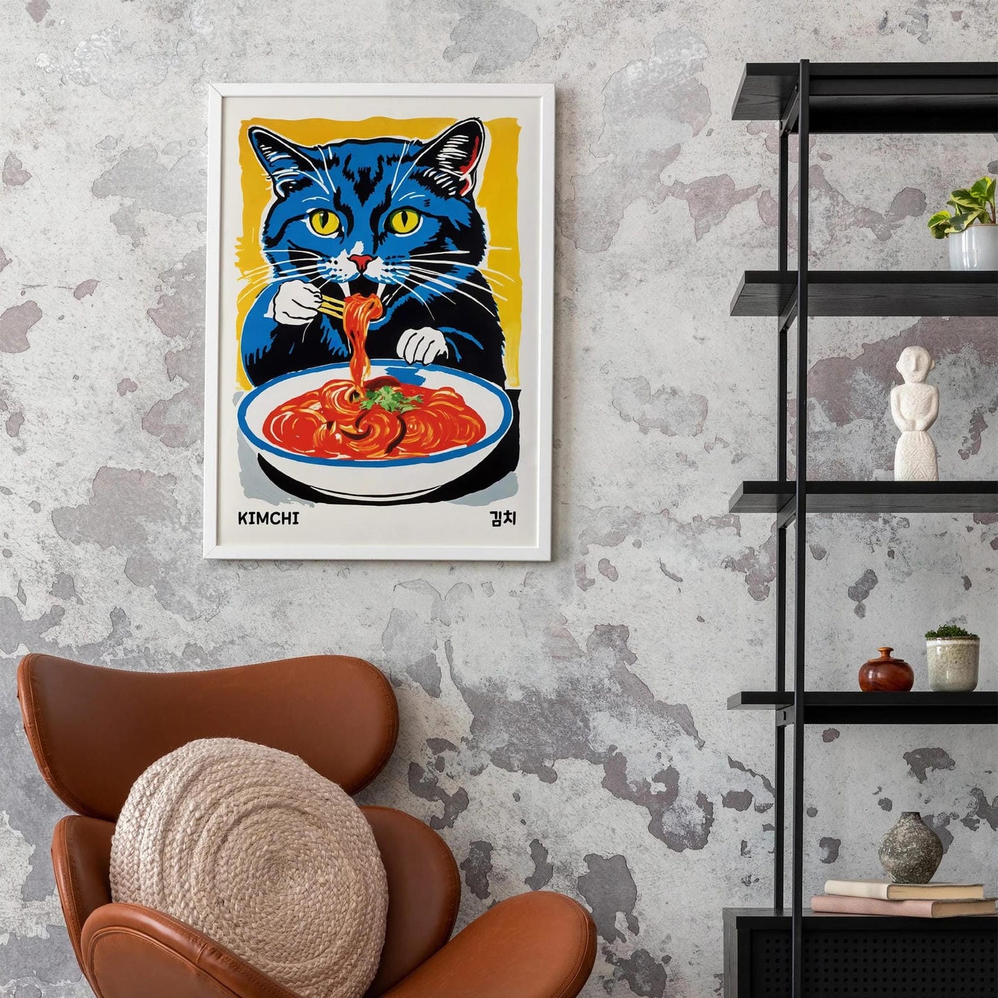 Kimchi Cat Pop Art Print