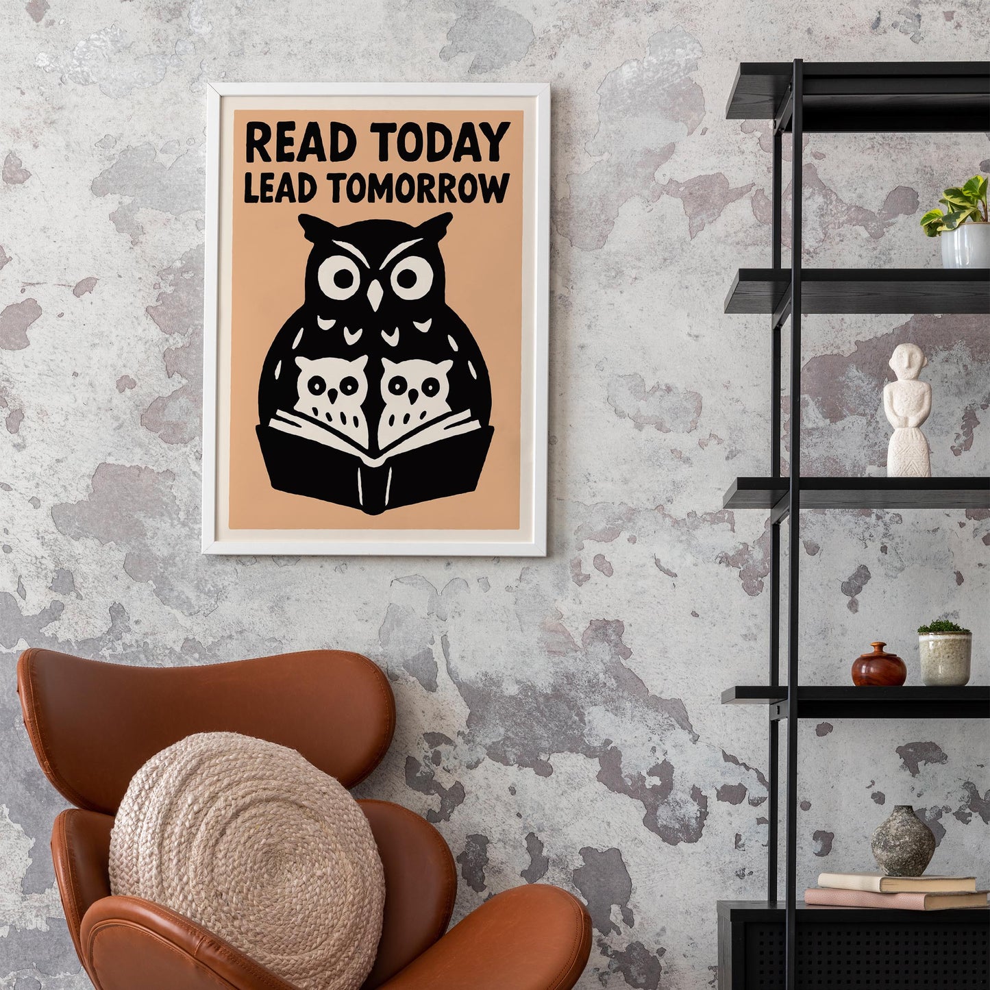 Reading Owl Wall Art