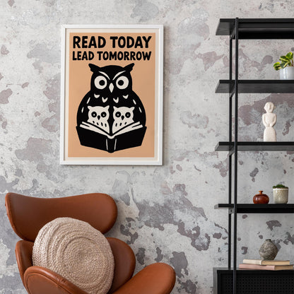 Reading Owl Wall Art