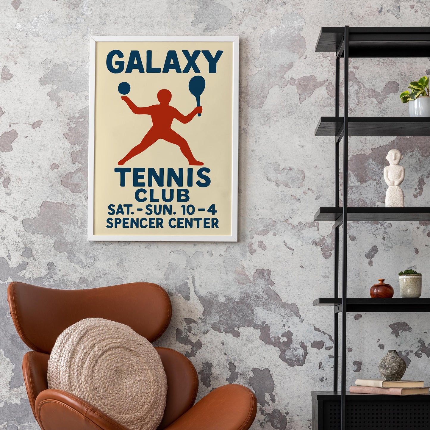 Galaxy Tennis Club Poster
