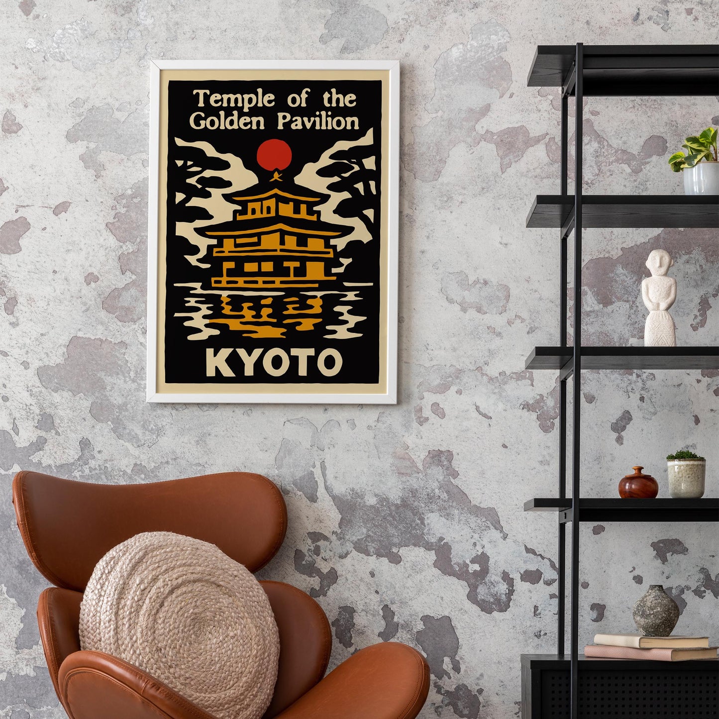 Kyoto Temple Travel Poster