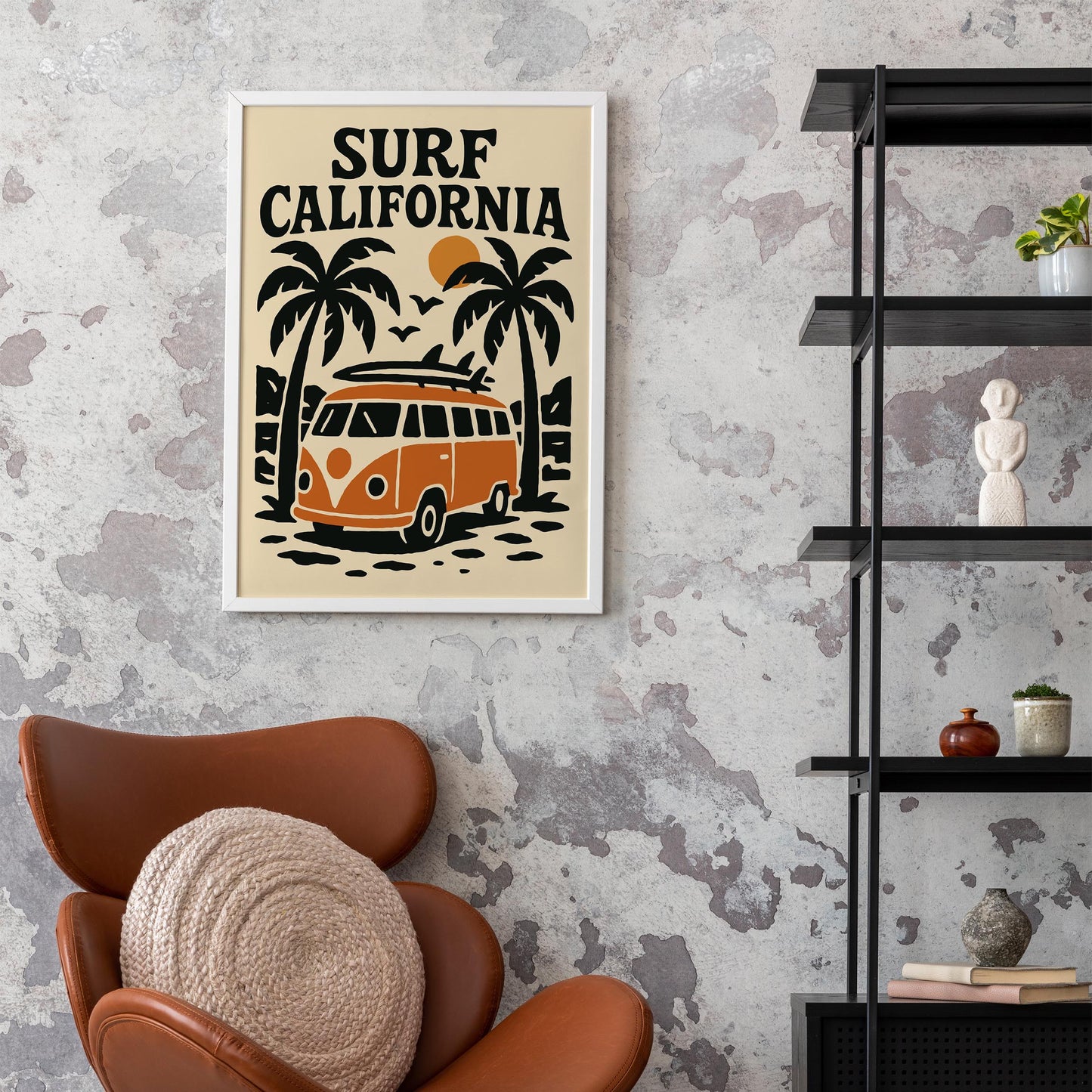 Surf California Poster