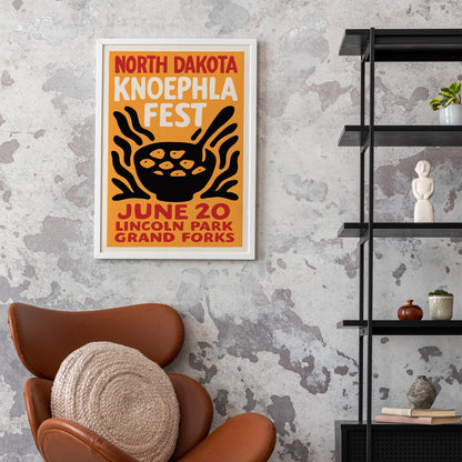 North Dakota Knoephla Fest Poster