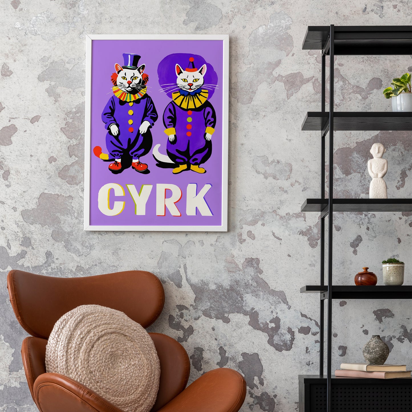 CYRK Polish Circus Cats Poster