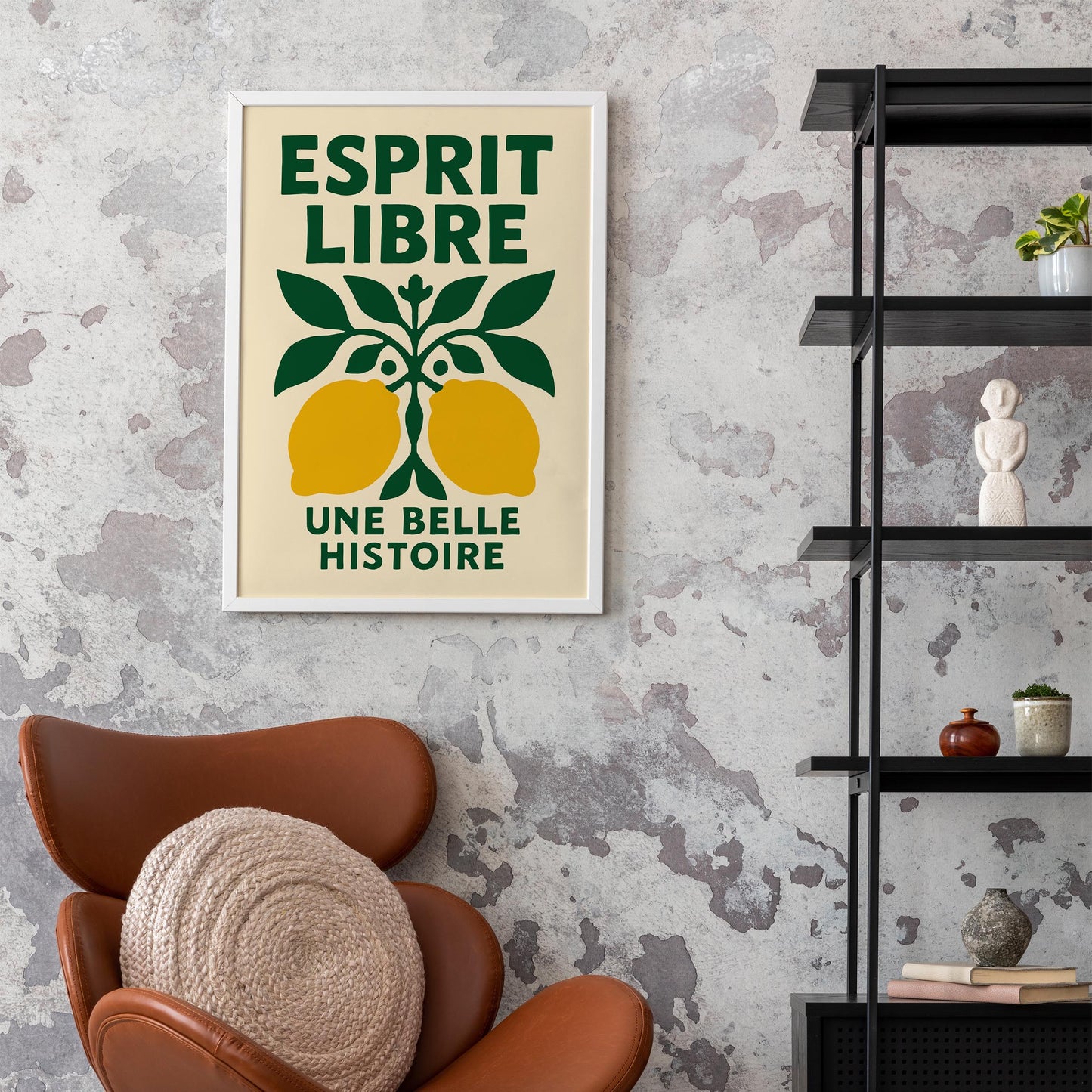 Esprit Libre Lemon Wall Art