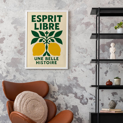 Esprit Libre Lemon Wall Art