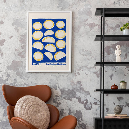 Ravioli Pasta Shapes Wall Print