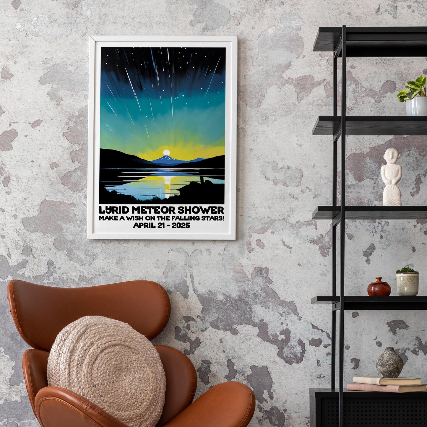 Meteor Shower Night Print