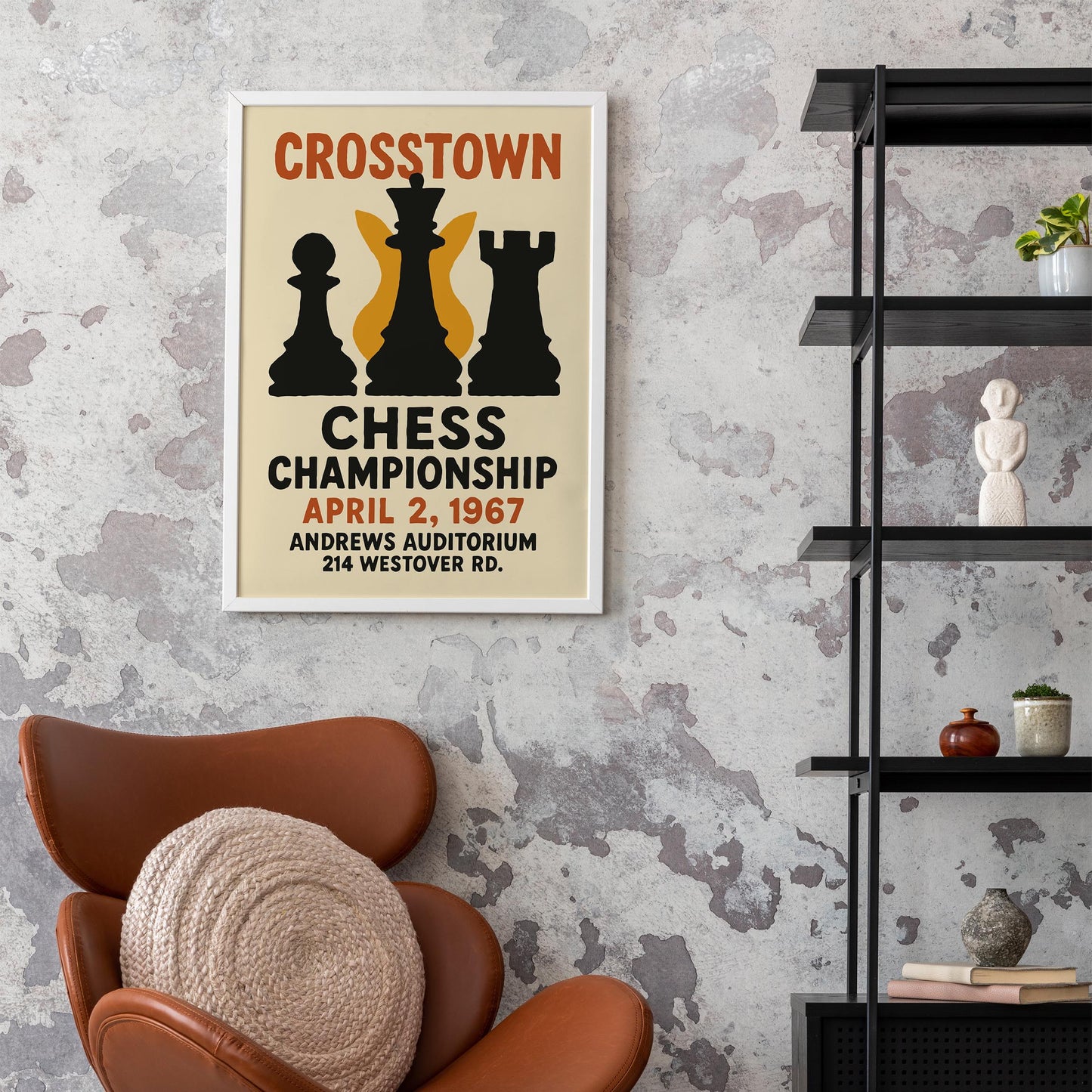 Crosstown Chess Poster Print
