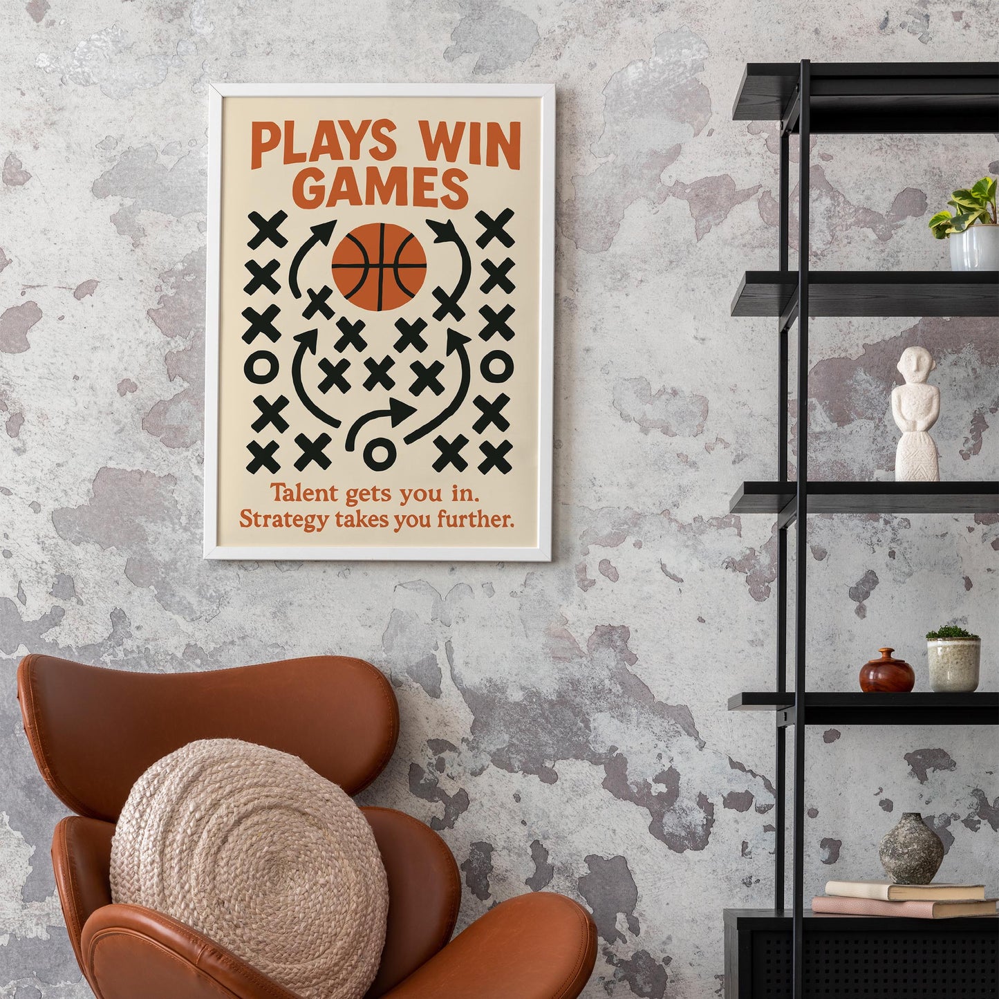 Basketball Strategy Poster Print