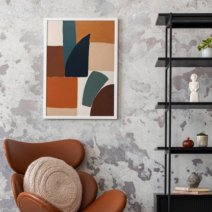 Abstract Rustic Painting Print