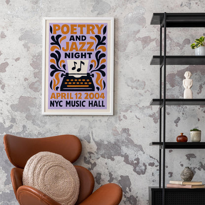 Poetry Jazz Night Print