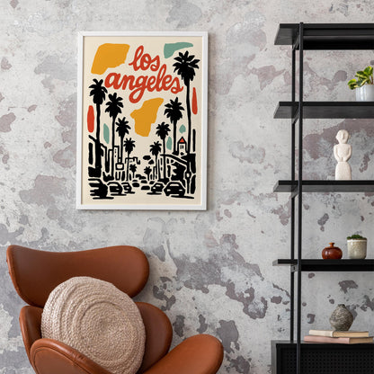 Los Angeles City Wall Art