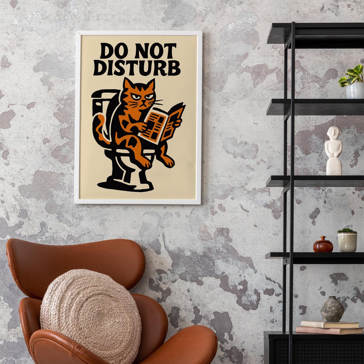 Do Not Disturb Cat Poster