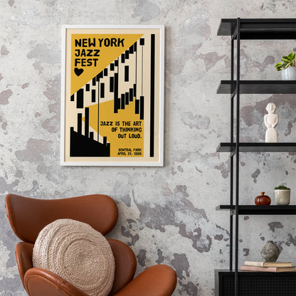 NYC Jazz Fest Retro Poster