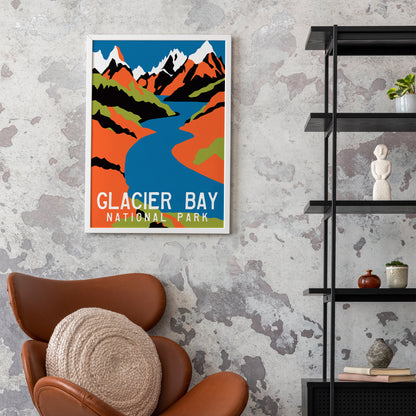 Glacier Bay Travel Poster