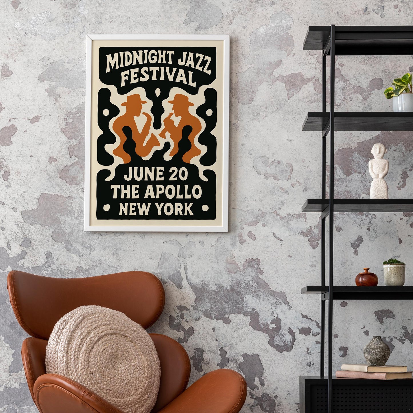 Midnight Jazz Festival Poster Print