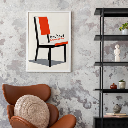 Bauhaus Chair Retro Wall Art