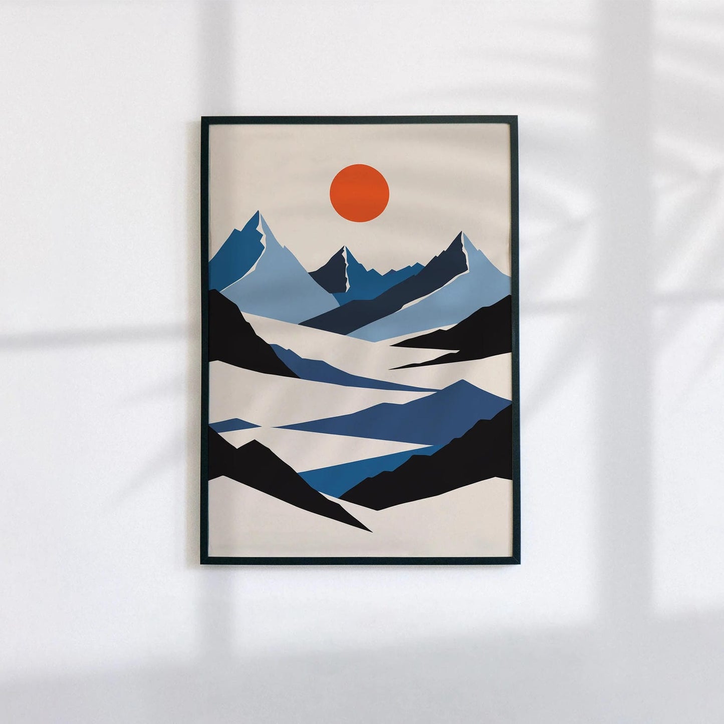 Minimal Scandinavian Landscape Print